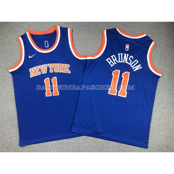 Maillot Enfant New York Knicks Jalen Brunson Icon 2022-23 Bleu
